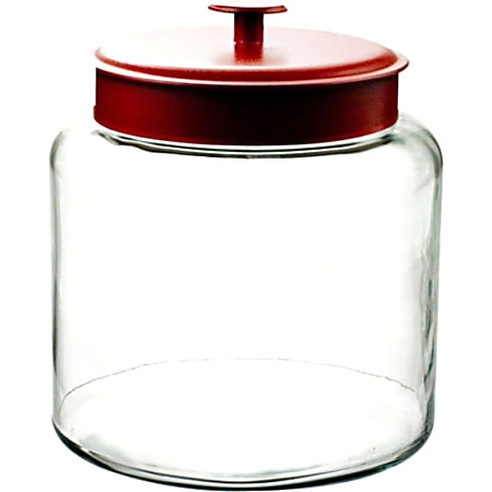 Anchor 1.5 Gal Montana Jar With Red Lid