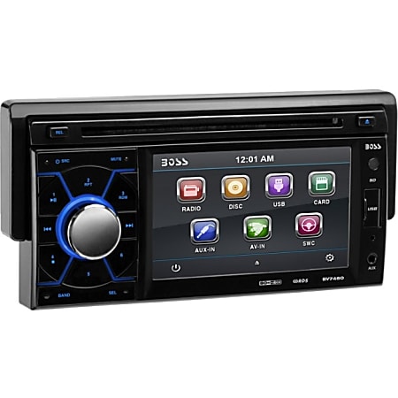 Boss Audio BV7460 Car DVD Player - 4.6" Touchscreen LCD - Single DIN