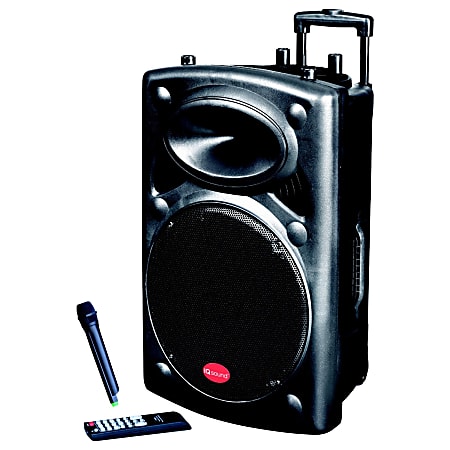 IQ Sound IQ3012DJBT Speaker System - 25 W RMS - Wireless Speaker(s) - Portable - Battery Rechargeable
