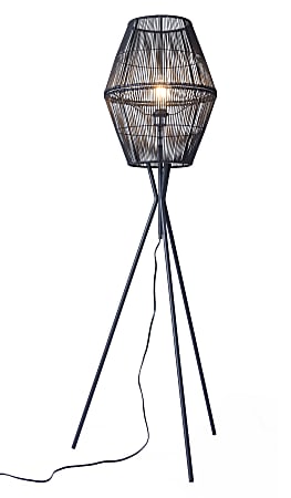 Zuo Modern Billie Floor Lamp, 59-5/16"H, Black