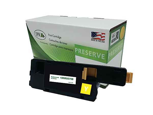IPW Preserve Brand Remanufactured Yellow Toner Cartridge