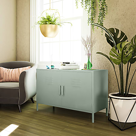 Shadwick 2 door metal outlet locker accent cabinet