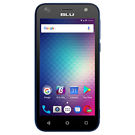BLU Studio G Mini S210Q Cell Phone, Blue, PBN201318