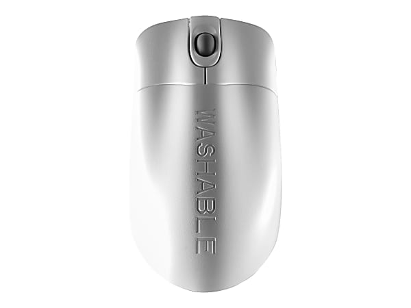Seal Shield Silver Storm Waterproof Encrypted - Mouse - optical - 3 buttons - wireless - 2.4 GHz - USB wireless receiver - white