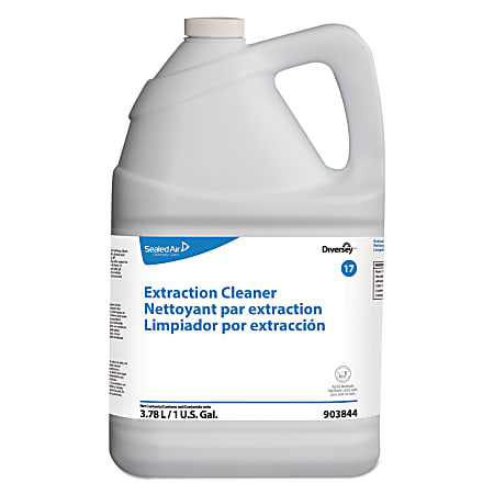 Diversey™ Carpet Extraction Cleaner, Floral Scent, 128 Oz Bottle, Case Of 4