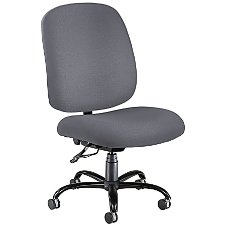 OFM Big And Tall Fabric Chair, Gray/Black