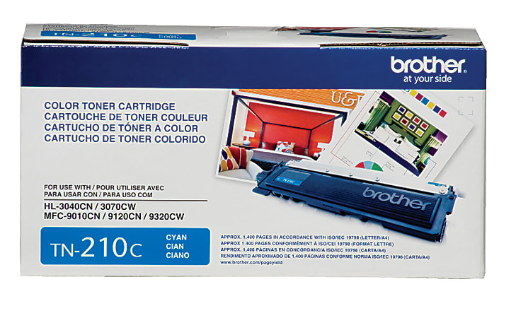 Brother® TN-210 Cyan Toner Cartridge, TN-210C