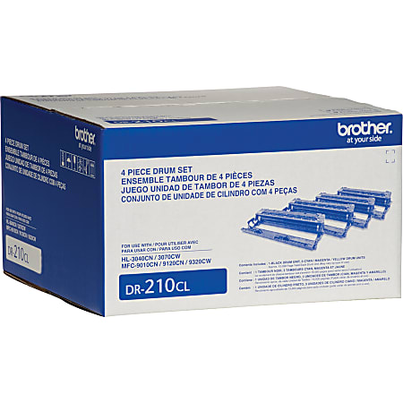 Brother DR 210CL 4 Piece Drum Unit - Office Depot