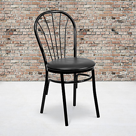 Fan back accent chair store