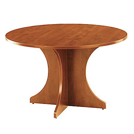 Alera® Valencia Series Round Table Top, 48" Diameter, Medium Cherry