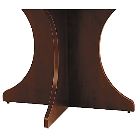 Alera® Valencia Series Conference Table Sculpted Base Kit, 28 1/2"H x 30"W x 15"D, Mahogany