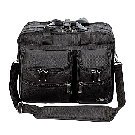 Ativa® Mobil-IT Business Case, 25.5"H x 10"W x 16"D, Black