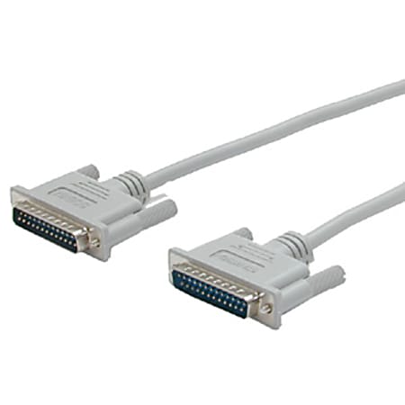 StarTech.com 50 ft Straight Through Serial Parallel Cable - DB25 M/M