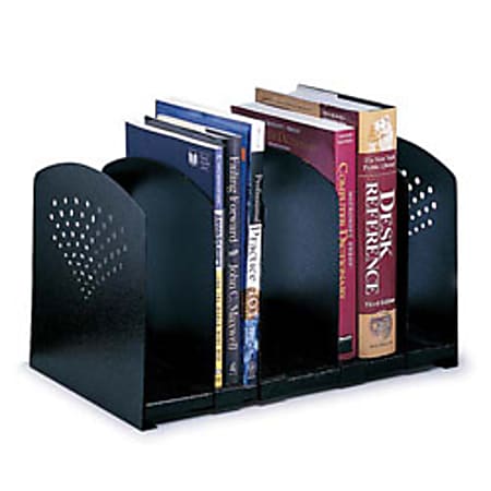 Safco 5 Section Adjustable Book Rack 5 Dividers 9.3 H x 15.5 W x 9 D ...