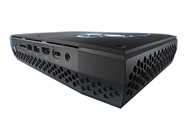 Intel Next Unit of Computing Kit NUC8i7HVK - Barebone - mini PC - 1 x Core i7 8809G / 3.1 GHz - RAM 0 GB - Radeon RX Vega M GH - GigE - WLAN: 802.11a/b/g/n/ac, Bluetooth 4.2 - US power cord