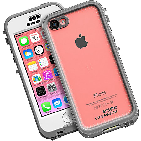 LifeProof iPhone 5C Nuud Case - For Apple iPhone 5c Smartphone - White, Clear