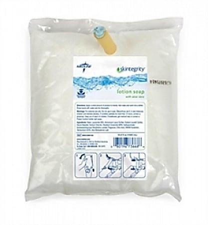 Medline Skintegrity Enriched Lotion Soap, 33.8 Oz, Pack Of 12