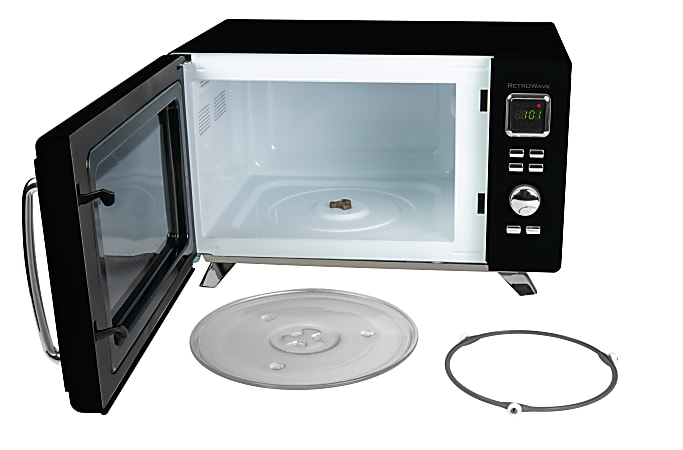 Daewoo retro microwave black outlet