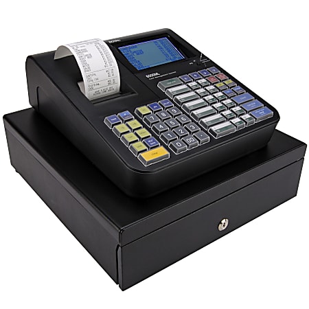 Dual tape cash register outlet