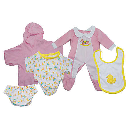 Get Ready Kids Doll Clothes Set, Assorted Colors,