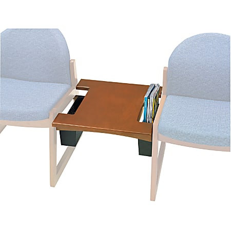 Safco® Urbane Collection™ Center Connecting Table, Medium Oak