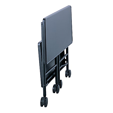 Safco® Folding Office Cart, 30"H x 26"W x 15"D, Black