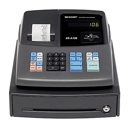 Sharp® XE-A106 Electronic Cash Register