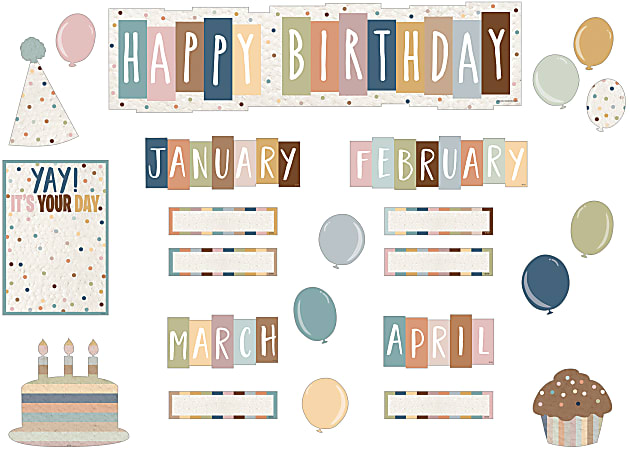 Teacher Created Resources Mini Bulletin Board, Everyone is Welcome Happy Birthday