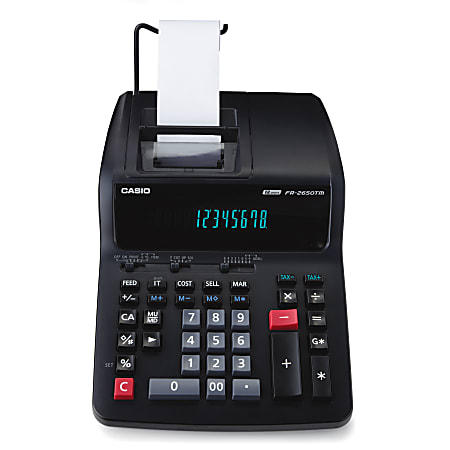 Casio® FR-2650TM Printing Calculator