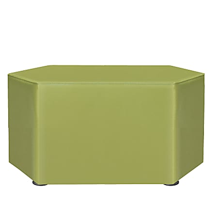 Marco Hexagon Seating Ottoman, 18"H, Leap Frog