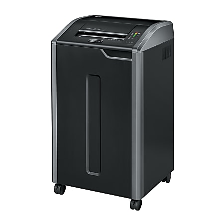 Fellowes® Powershred® 425i 100% Jam Proof BAA Compliant 38-Sheet Strip-Cut Continuous Duty Large Office Shredder