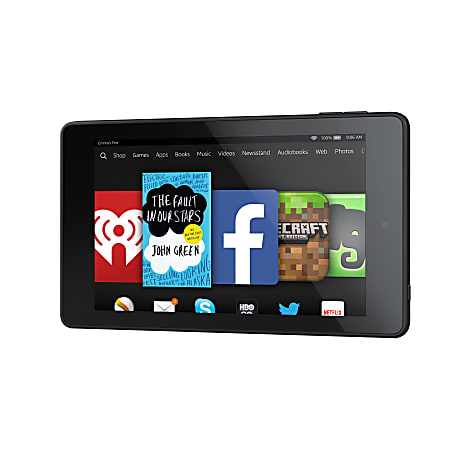 Amazon Kindle Fire HD 6 Wi Fi Tablet 6 Screen 16GB Memory 16GB Storage Fire  OS 4.0 - Office Depot