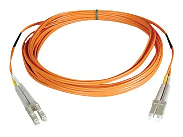 Eaton Tripp Lite Series Duplex Multimode 62.5/125 Fiber Patch Cable (LC/LC), 61M (200 ft.) - Patch cable - LC multi-mode (M) to LC multi-mode (M) - 61 m - fiber optic - duplex - 62.5 / 125 micron - 0.2 dB - orange