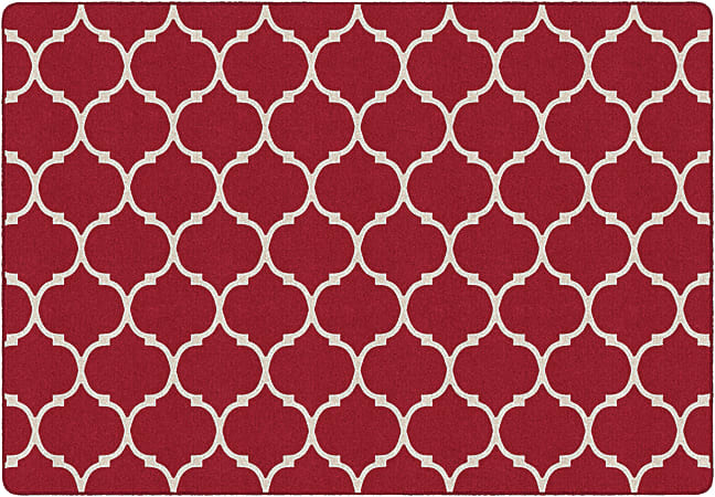 Flagship Carpets Moroccan Trellis Rectangular Rug, 100" x