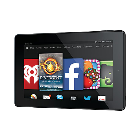 Kindle Fire HD 7 Wi Fi Tablet 7 Screen 8GB Memory 8GB Storage Fire  OS 4.0 - Office Depot