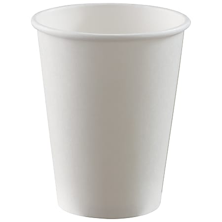Amscan Paper Cups, 12 Oz, Frosty White, Pack