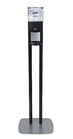 Purell® ES6 Touch-Free Dispenser Floor Stand, 28"H x 13-1/2"W x 5"D, Graphite