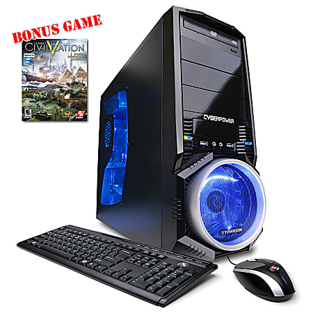 CyberPower Gamer Xtreme i107 Desktop Computer - Core i3 i3-530 2.93 GHz