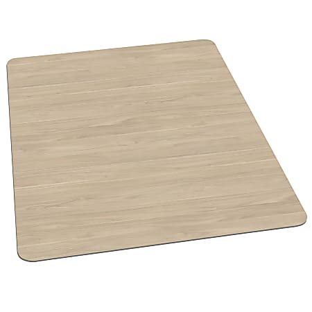 ES Robbins TrendSetter® Vinyl Chair Mat For Hard Floors, 36" x 48", Driftwood