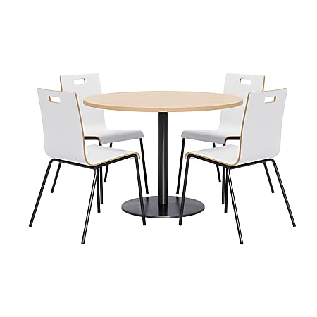 KFI Studios Proof Round Dining Table With 4