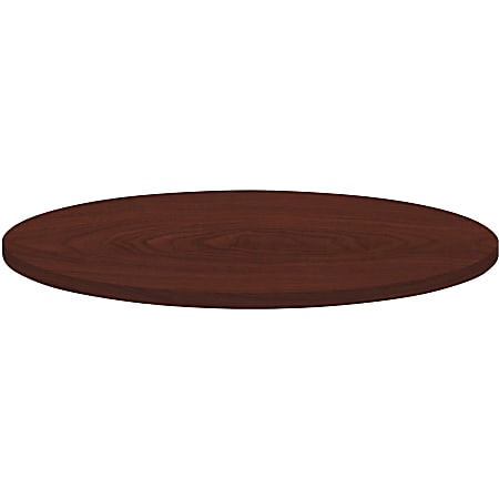 Lorell® Hospitality Round Table Top, 36"W, Mahogany