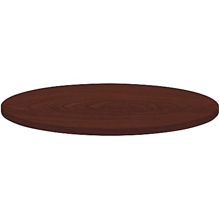 Lorell® Hospitality Round Table Top, 36"W, Mahogany