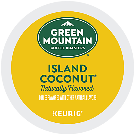 Green mountain sales island coconut coffee