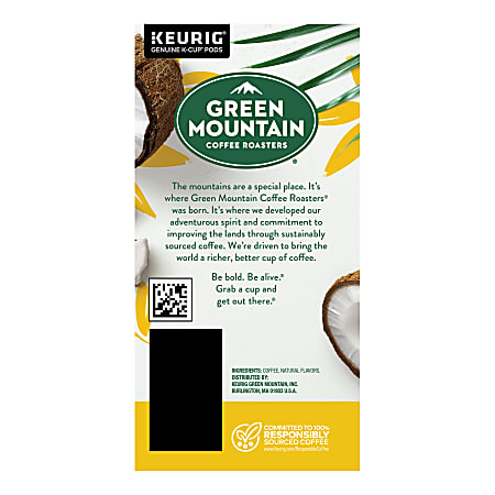 Green mountain island coconut coffee shop