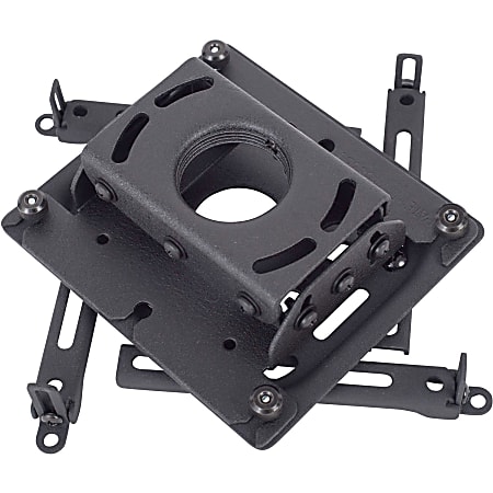 Chief RPAO - Mounting kit (ceiling mount) - for projector - steel - black - ceiling mountable