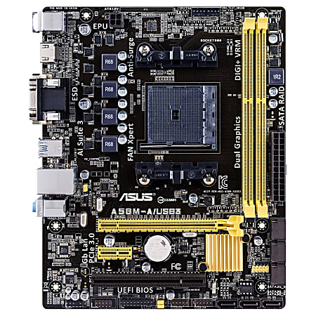 Asus A58M-A/USB3 Desktop Motherboard - AMD Chipset - Socket FM2+