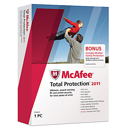McAfee® Total Protection & Family Protection Bundle 2011, Traditional Disc