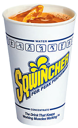 Sqwincher Paper Cups, 12 Oz, Case Of 2,000