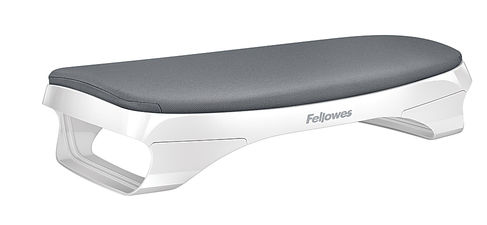 Fellowes® I-Spire Series Foot Cushion, 4.5" x 17.81" x 11.56", Gray/White