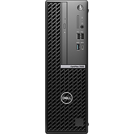 Dell OptiPlex 7000 7010 Desktop PC, Intel Core i5, 8GB Memory, 256GB Solid State Drive, Windows 11 Pro, Small Form Factor, No Optical Drive, Wireless LAN, Total Number of USB Ports: 8, Number of DisplayPort Outputs